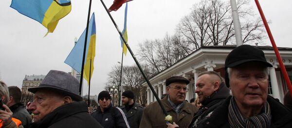 Шествие легионеров Ваффен СС и их сторонников в Риге - Sputnik Латвия