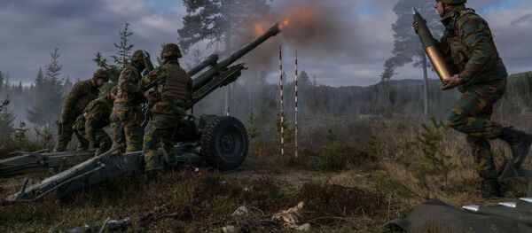 Военнослужащие Вооруженных сил Бельгии во время совместных учений войск НАТО Trident Juncture 2018 (Единый трезубец) в Норвегии - Sputnik Латвия