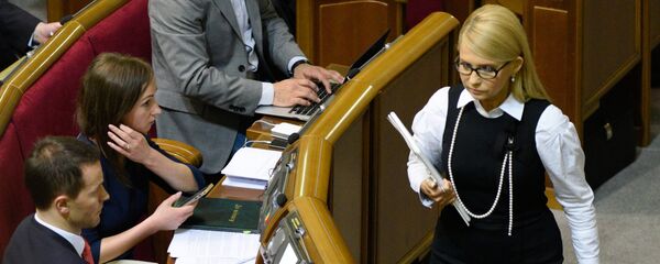 Лидер фракции ВО Батькивщина Юлия Тимошенко - Sputnik Латвия