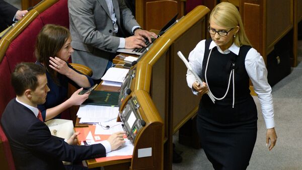 Лидер фракции ВО Батькивщина Юлия Тимошенко - Sputnik Latvija