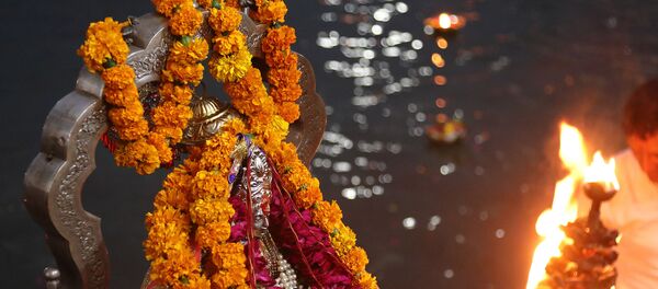 Такой индусы представляют Богиню Лакшми - Sputnik Латвия