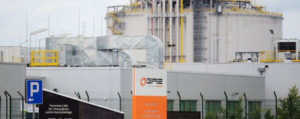 Газовый терминал в Свиноуйсьце Газовый терминал в Свиноуйсьце - Sputnik Latvija