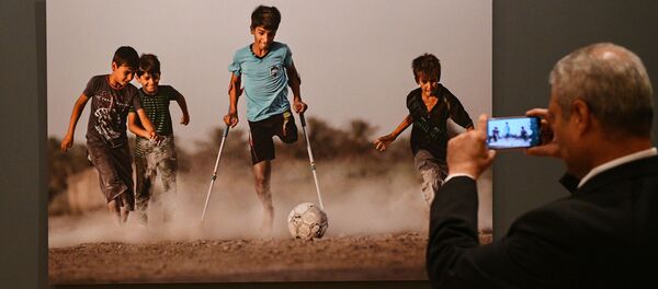 Открытие выставки победителей IV международного конкурса имени А. Стенина - Sputnik Латвия