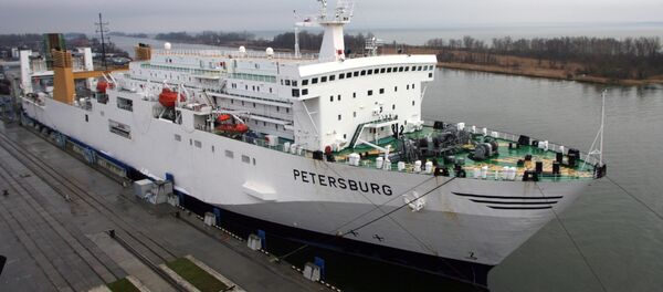 Ввод в действие нового железнодорожного парома Petersburg - Sputnik Латвия